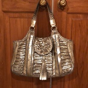 Anya Hindmarch gold purse